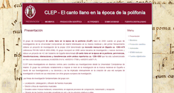 Desktop Screenshot of clep.es